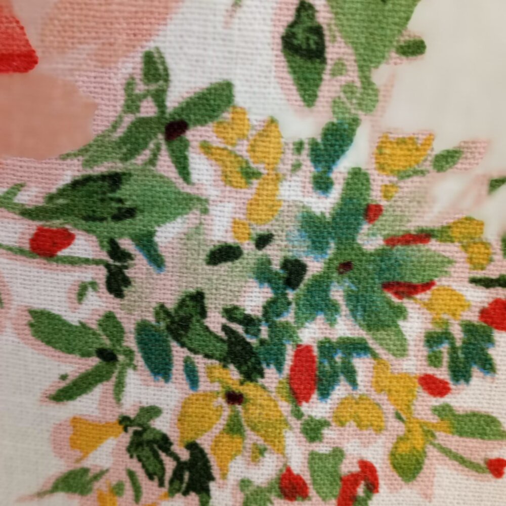'chloe + rene' Floral Shift Dress Size L Linen blend NWOT - Picture 11 of 15